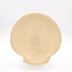  Wedgwood Wedgwood Caneware Scallop Shaped Plate Unglazed circa 1880 - 4485724