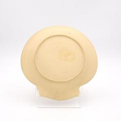  Wedgwood Wedgwood Caneware Scallop Shaped Plate Unglazed circa 1880 - 4485727