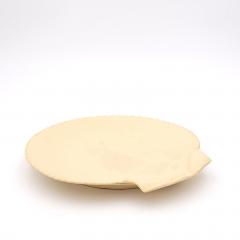  Wedgwood Wedgwood Caneware Scallop Shaped Plate Unglazed circa 1880 - 4485730