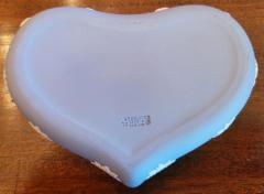  Wedgwood Wedgwood Jasperware Pale Blue Lidded Heart Trinket Box - 4270178