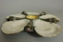  Wedgwood Wedgwood Majolica Dolphin Fish Oyster Plate - 1755145