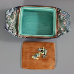  Wedgwood Wedgwood Majolica Sardinia Sardine Box - 3838551