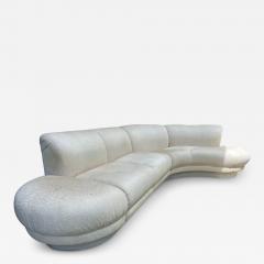 Weiman Fantastic Curved 3pc Weiman Modernist Cloud Form Sectional Sofa Mid Century - 4434607