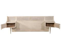  Weiman Mid Century Modern Cane Back Queen Headboard by Weiman - 2681022