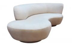  Weiman Mid Century Modern Curved Sculptural Serpentine Cloud Sofa or Chaise Lounge - 3208614