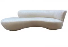  Weiman Mid Century Modern Curved Sculptural Serpentine Cloud Sofa or Chaise Lounge - 3208615