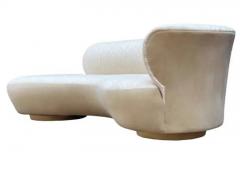 Weiman Mid Century Modern Curved Sculptural Serpentine Cloud Sofa or Chaise Lounge - 3208637