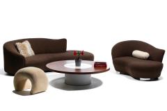  Weiman Petite Postmodern Chaise Lounge by Weiman in New Chocolate Boucl Upholstery - 4722610