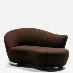  Weiman Petite Postmodern Chaise Lounge by Weiman in New Chocolate Boucl Upholstery - 4727630