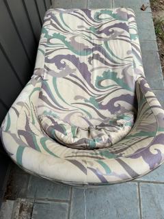  Weiman Preview Furniture Petite Preview 80s Sculptural Modern Chaise Lounge Mid Century - 4429042