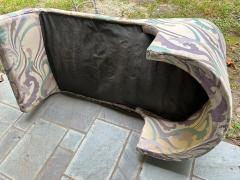  Weiman Preview Furniture Petite Preview 80s Sculptural Modern Chaise Lounge Mid Century - 4429063