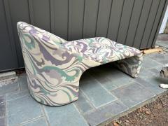  Weiman Preview Furniture Petite Preview 80s Sculptural Modern Chaise Lounge Mid Century - 4429151