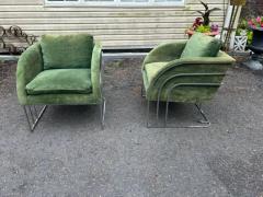  Weiman Warren Lloyd Lovely pair George Mergenov for Weiman Warren Lloyd Chrome Lounge Chair - 3779547