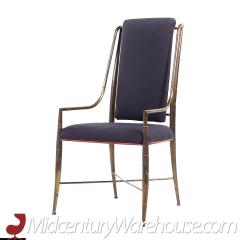  Weiman Warren Lloyd Weiman Warren Lloyd for Mastercraft Imperial Brass Dining Chairs Set of 6 - 3685525