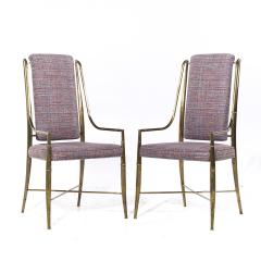  Weiman Warren Lloyd Weiman Warren Lloyd for Mastercraft Imperial Mid Century Dining Chairs Pair - 4209736