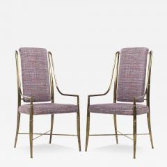  Weiman Warren Lloyd Weiman Warren Lloyd for Mastercraft Imperial Mid Century Dining Chairs Pair - 4210015