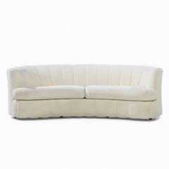  Weiman Weiman Mid Century Channeled Crescent Sofa - 4388051