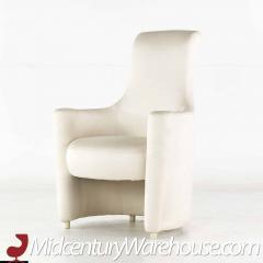  Weiman Weiman Mid Century High Back Occasional Lounge Chairs with Ottoman Pair - 3694864