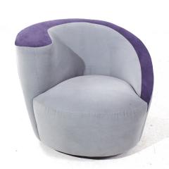  Weiman Weiman Nautilus Postmodern Swivel Chairs Pair - 3846759