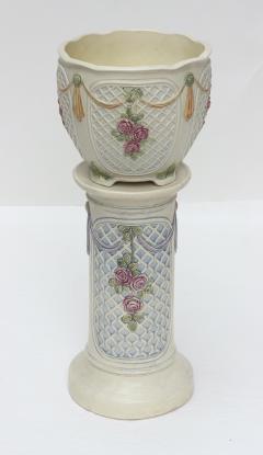  Weller Pottery Weller Dupont Art Pottery Jardiniere and Pedestal 1910 United States - 3824826