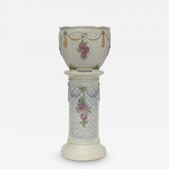  Weller Pottery Weller Dupont Art Pottery Jardiniere and Pedestal 1910 United States - 3829303