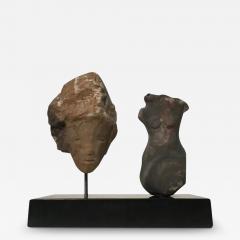  Wendy Hendelman Wendy Hendelman Alabaster Head and Torso Sculpture 2015 - 3542174