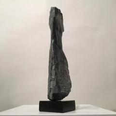  Wendy Hendelman Wendy Hendelman Black Alabaster Torso Sculpture 2017 - 3537277