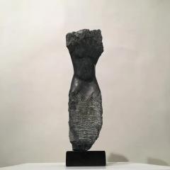  Wendy Hendelman Wendy Hendelman Black Alabaster Torso Sculpture 2017 - 3539055