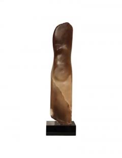  Wendy Hendelman Wendy Hendelman Brown Alabaster Torso Sculpture 2017 - 3538914