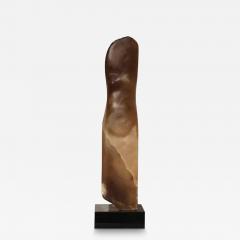  Wendy Hendelman Wendy Hendelman Brown Alabaster Torso Sculpture 2017 - 3542176