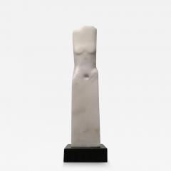  Wendy Hendelman Wendy Hendelman White Marble Torso Sculpture 2018 - 3542188