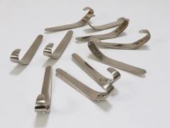  Werkst tte Carl Aub ck 10x Vintage Carl Aub ck II Nickel Plated Brass Wall Hooks Austria 1950s - 4064589