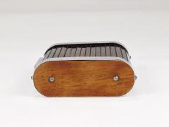  Werkst tte Carl Aub ck 1930s Carl Aubock I Storage Box Cigarette Dispenser with Roll Top Austria - 4070169