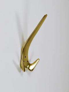  Werkst tte Carl Aub ck 6 Carl Aubock Large Vintage Brass Wall Coat Hooks 4056 Austria 1950s - 4070185