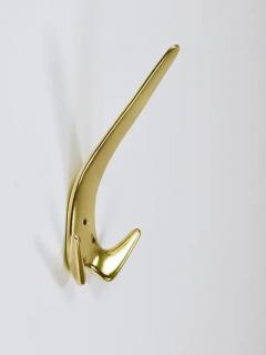  Werkst tte Carl Aub ck 6 Carl Aubock Large Vintage Brass Wall Coat Hooks 4056 Austria 1950s - 4070188