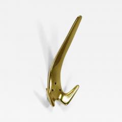  Werkst tte Carl Aub ck 6 Carl Aubock Large Vintage Brass Wall Coat Hooks 4056 Austria 1950s - 4073174