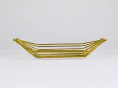  Werkst tte Carl Aub ck Austrian Mid Century Large Brass Wire Fruit Basket Bowl Carl Aubock Style 1950 - 4078924