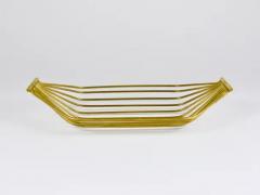  Werkst tte Carl Aub ck Austrian Mid Century Large Brass Wire Fruit Basket Bowl Carl Aubock Style 1950 - 4078926
