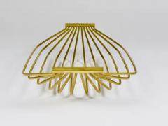  Werkst tte Carl Aub ck Austrian Mid Century Large Brass Wire Fruit Basket Bowl Carl Aubock Style 1950 - 4078943