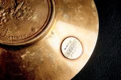  Werkst tte Carl Aub ck Brass bowl with central medallion by Werkst tte Carl Aub ck - 4501197