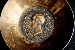  Werkst tte Carl Aub ck Brass bowl with medallion by Werkst tte Carl Aub ck - 4501167