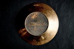  Werkst tte Carl Aub ck Brass bowl with medallion by Werkst tte Carl Aub ck - 4501168