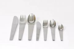  Werkst tte Carl Aub ck Carl Aub ck 2060 Flatware 42 pcs Complete For 6 Persons Amboss Austria 1950 - 4063081