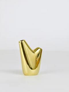  Werkst tte Carl Aub ck Carl Aub ck Aorta Vase Polished Brass Austria - 4062574