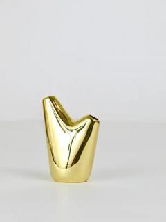  Werkst tte Carl Aub ck Carl Aub ck Aorta Vase Polished Brass Austria - 4062576