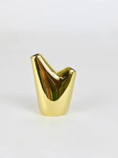  Werkst tte Carl Aub ck Carl Aub ck Aorta Vase Polished Brass Austria - 4062631