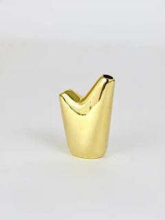  Werkst tte Carl Aub ck Carl Aub ck Aorta Vase Polished Brass Austria - 4062644