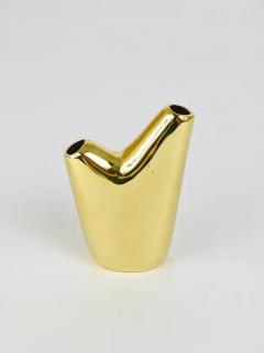  Werkst tte Carl Aub ck Carl Aub ck Aorta Vase Polished Brass Austria - 4062699