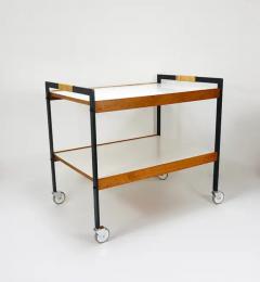  Werkst tte Carl Aub ck Carl Aub ck Bar Cart Drinks Trolley Serving Cart Austria 1960s - 4066932