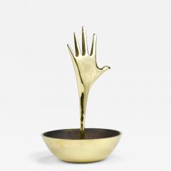  Werkst tte Carl Aub ck Carl Aub ck Brass Hand Catchall Vide Poche Accessory Bowl Vienna Austria - 4439531